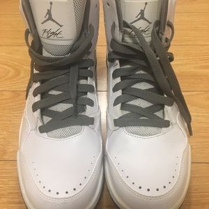 White and Grey Jordan’s